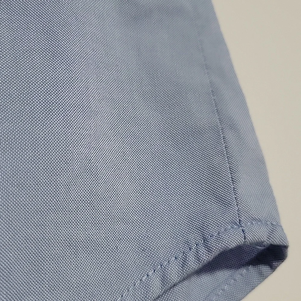 Chaps Light Blue Casual Button Down Shirt 12